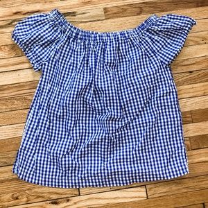 Blue Gingham Blouse